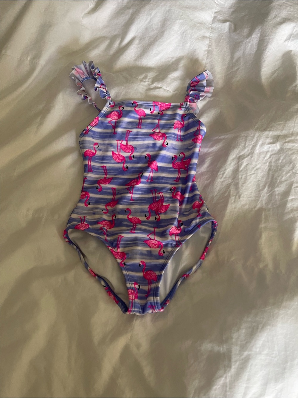 Girls Size 6/7 Flamingo Bathing Suit